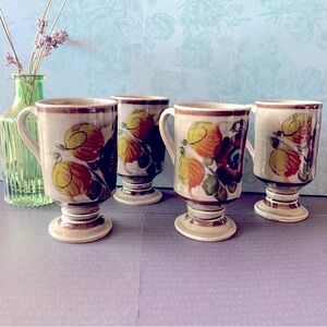 Tonala Mexico coffee mug hot chocolate footed cups set